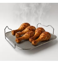 3000 Serisi Hava Fritöz Uyumlu Buhar Pişirme Aparatı, 304 Paslanmaz Çelik