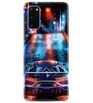 Samsung A02S A03S A10 A12 A13 A21S A22 Kılıf Desenli Silikon Neon Cars 1724