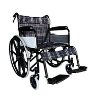 Northcity G099 Ekose Kumaş Standart Tekerlekli Sandalye