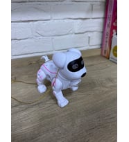 Işıklı Sesli Dans Eden Robot Köpek -Disko Köpek Işıklı ve Müzikli- Tasmalı Pilli İnteraktif Oyuncak Köpek