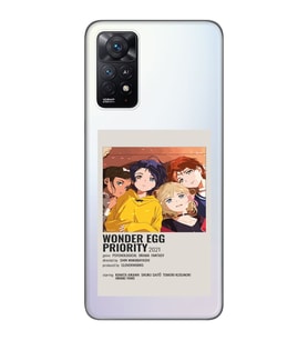 Redmi Note 12 Pro 4G Uyumlu Wonder Egg Priority Tasarımlı Şeffaf Telefon Kılıfı
