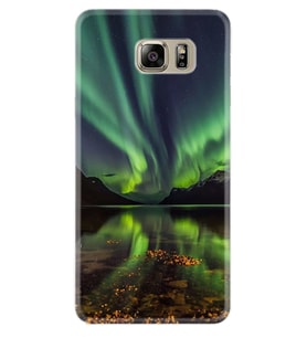 Samsung S7 Edge S20 Fe Plus Ultra S21 S22 Kılıf Boyun Askılı Silikon Kuzey Işıkları 1327