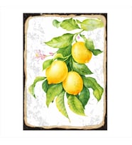 Limon Ağacı Hediyelik Ahşap Tablo