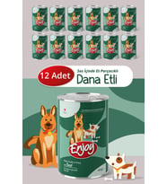 Enjoy Dana Etli Köpek Konservesi Sos İçinde Et Parçacıklı 400 Gr x12