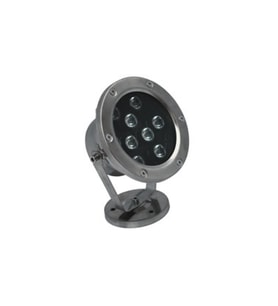 Havuz Led Armatür aplik su geçirmez açık alan aydınlatma ışık gösterisi sıva üstü krom kasa Doğal Beyaz 4000K A-KRM-1202 IP68 9W 12V