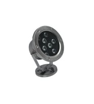 Havuz Led Armatür aplik su geçirmez açık alan aydınlatma ışık gösterisi sıva üstü krom kasa Doğal Beyaz 4000K A-KRM-1202 IP68 9W 12V