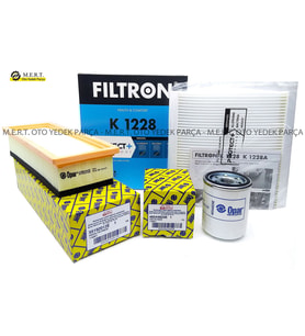 Fiorino 1.4 Benzinli Filtre Bakım Seti (2010-2019) Opar
