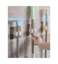 Duvara Monte Mop Paspas Ve Çekçek Tutucu Banyo Mermer 4 Adet