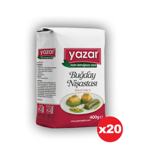 Yazar Buğday Nişastası 400 Gr x 20 Paket