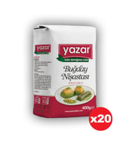 Yazar Buğday Nişastası 400 Gr x 20 Paket