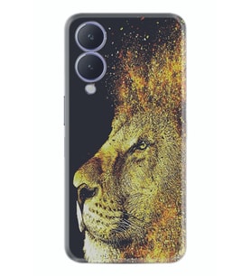 Vivo Y17s Kılıf Resimli Desenli Baskılı Silikon Leon 1323