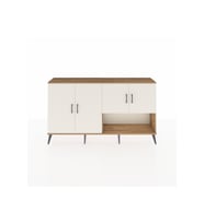 Arges Konsol 6 Raflı 4 Kapaklı 176x30x99 Çam-Aytaşı