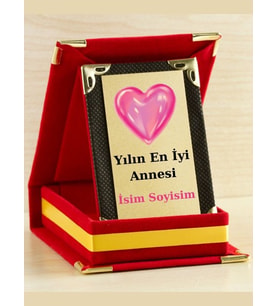 Yılın En İyi Annesi Plaketi - Anneler Günü Plaketi ( Mini Plaket )