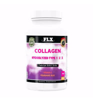 Flxcollagen Kolajen Tip-1-2-3 Hyoluronic Vitamin C 180 Tablet