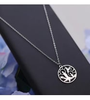 Yılbaşı Temalı Mum Kolye 925K Gümüş