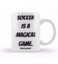 David Beckham Quotes Gift  Vintage Retro Rainbow Style Kupa Bardak Porselen