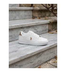 U.S.Polo Assn.Exxy 6Fx Kadın Sneaker Spor Ayakkabı Beyaz