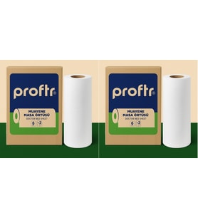 Proftr Hasta Muayene Sedye Masa Örtüsü Çift Katlı 50*25CM 50 Metre (2 Li Set)