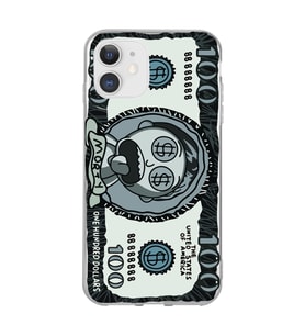 Iphone 11 Uyumlu Morty Para Tasarımlı Şeffaf Telefon Kılıfı