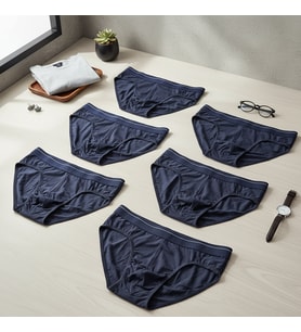 Erkek 6'lı Paket Lacivert Renk Slip BB2788