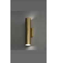 MYLİGHTS  ESKİTME METAL ÇİFT YÖNLÜ LED APLİK DUVAR APLİK  GECE LAMBASI   (Eskitme Altın)