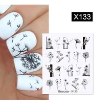 Su transferli nail art sticker X133 (53622-9)