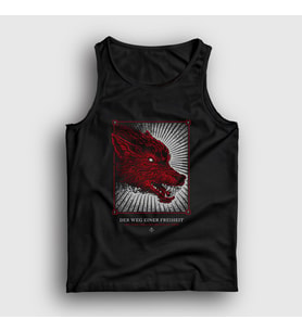 Presmono Unisex Siyah Wolf Der Weg Einer Freiheit Atlet 389798tt
