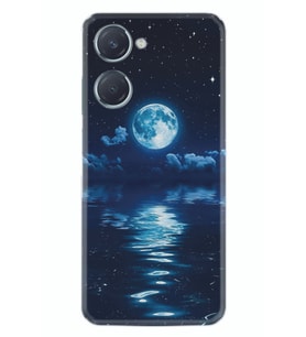 Vivo Y18 Kılıf Desenli Silikon Night Moon 1133