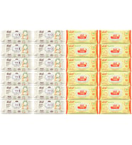 Fibril Islak Havlu Bebek Mendil 90 Yaprak Zeytinyağlı & Bebek (Karma 24 Lü Set) 2160 Yaprak