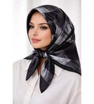 Sura İpek Eşarp - 2025 / 2026 - 9081701-314 (Siyah)