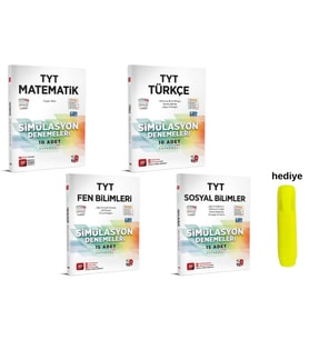3D Yayınları Tyt Matematik Fen Türkçe Sosyal Simülasyon Deneme Seti