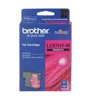 Tonersepeti Brother LC67HY-M Orjinal Kırmızı Kartuş Y.K.