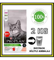 ProPlan sterilised somonlu kısırlaştırılmış kedi maması 2 kg açık maması Skt:02/2027 (*HEDİYELİ ÜRÜN GÖNDERİMİ*)