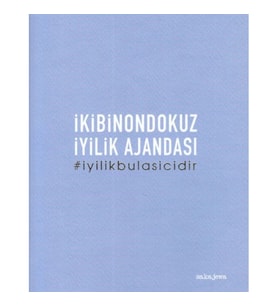 2019 İyilik Ajandası İyilik Bulaşıcıdır Orta Boy Beyaz