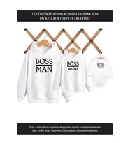 Baba Oğul Kız Boss Man Boss Mini(TEK ÜRÜN FİYATIDIR KOMBİN YAPMAK İÇİN EN AZ 2 ADET SEPETE EKLEYİNİZ