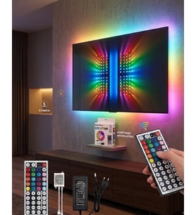 Rgb Led Strip 5 Metre Kumandalı 5050 Şerit Led Dekorasyon Işığı