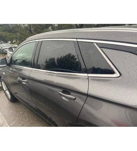 OPEL GRANDLAND X KROM ALT CAM ÇITASI 6 Parça Paslanmaz Çelik 2017