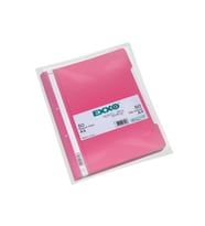 Exxo Telli Dosya Plastik A4 Pembe TT145 (50 Li Paket)
