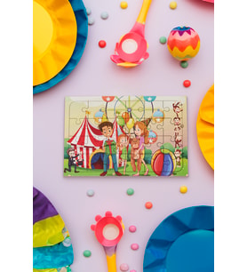 Canım Ailem 24 ParçaYapboz Ahşap Puzzle