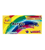 Fufi Akrilik Boya Şişe 12Li 12x25ml
