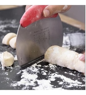 Paslanmaz Çelik Hamur Kesme ve Şekillendirme Spatulası