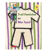 Yeşil Pantolon ve Mor Tişört