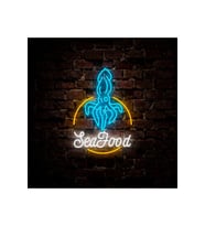 Sea Food Yazılı Neon Tabela