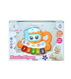 Ahtapot Masalcı Piyano Oyun Arkadaşım 8646 (Çok Renkli)