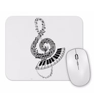 Piano Piyano Müzik Notaları Mouse Pad