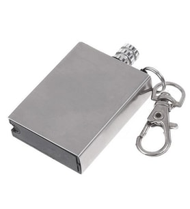 Dodes Zippo Benziniyle Çalışan Sonsuz Metal Kibrit &amp; Anahtarlık