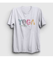 Presmono Unisex Beyaz Everyday Meditasyon Hediye Yoga T-Shirt 508377tt (Beyaz)