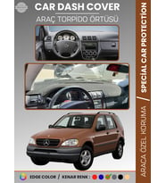 MERCEDES ML320 / ML430 / ML270 W163 (1997–2005) Torpido Örtüsü Panel Koruma Torpido Koruma Tam Uyum