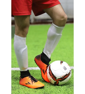 Lig Simav Turuncu Çim Boğazlı Halı Saha Erkek Futbol Ayakkabı