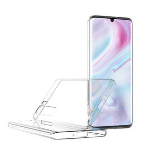 Xiaomi Mi Note 10 360 Derece Kılıf Silikon Şeffaf Ön Arka